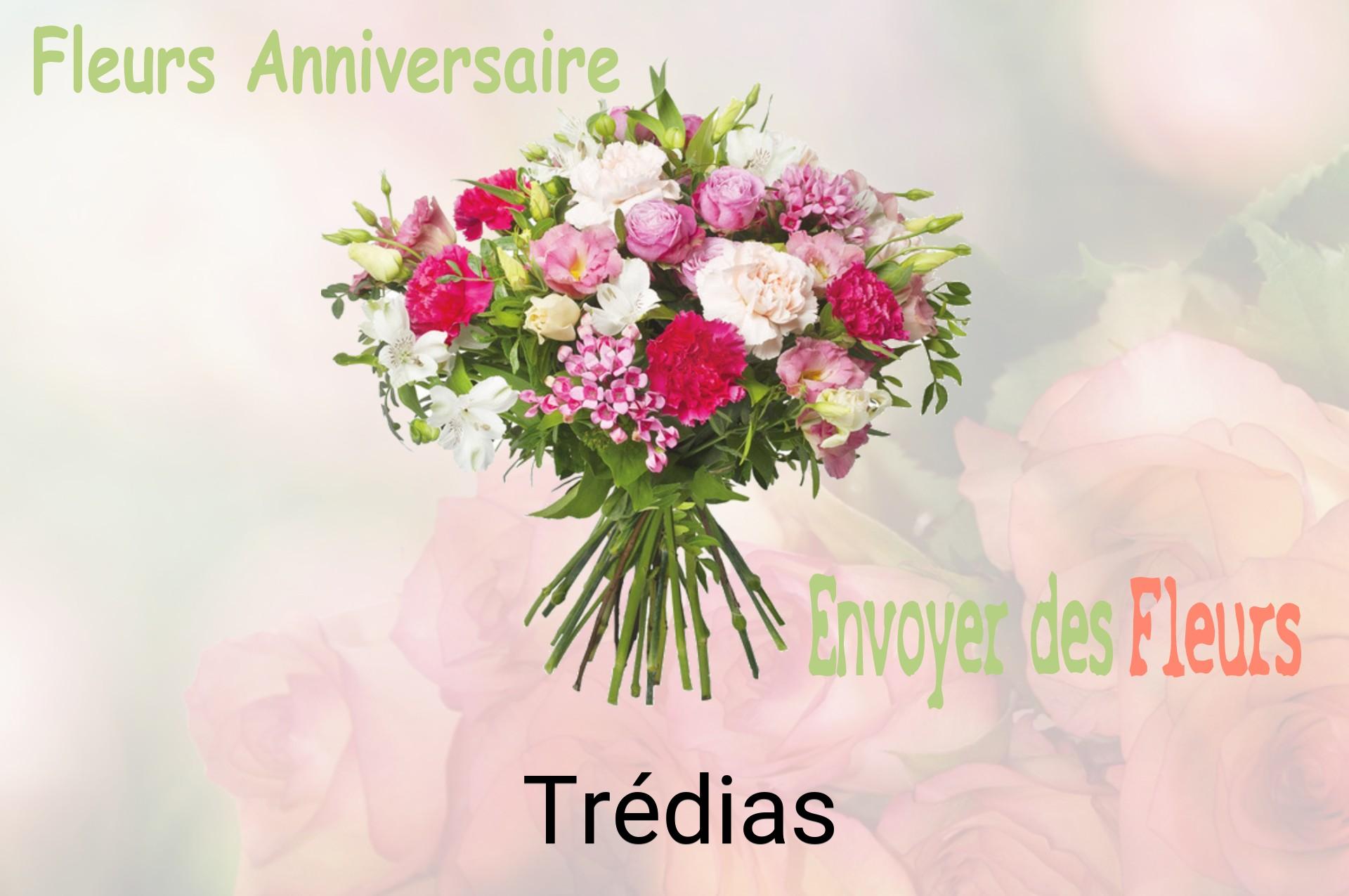 Bouquet de fleurs d’anniversaire livré à Trédias
